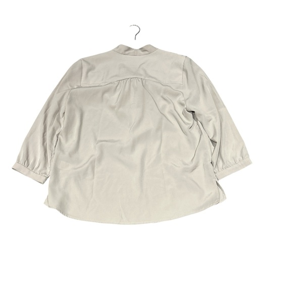 Monteau Women's Taupe Blouse - Picture 6 of 7
